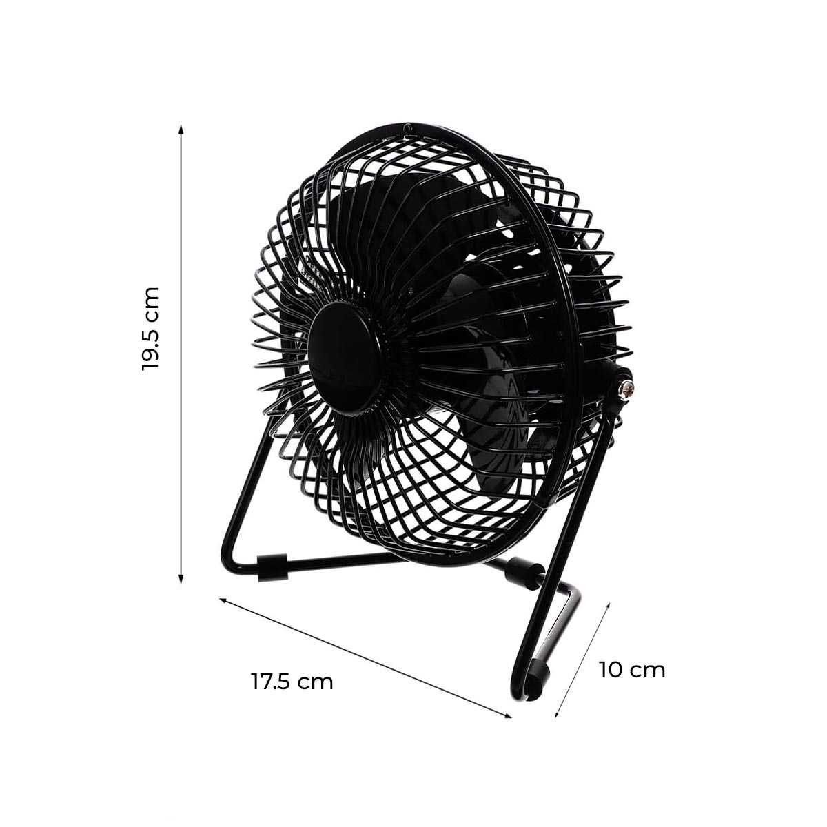 Miniatura 3 de Ventilador + Reloj LED USB